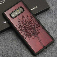 Load image into Gallery viewer, For Samsung Note 8 Case Luxury Wood Carving Totem Tree Flower Cover for Samsung Galaxy Note 8 9 Soft TPU Protection Phone Cases