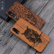 Load image into Gallery viewer, Huawei P20 Pro Case wood bamboo