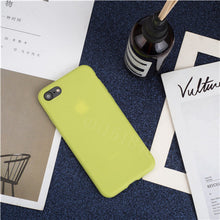 Load image into Gallery viewer, Luxury Soft Back Matte Color Cases for iPhone 7 plus 8 6 6s X XS max XR 5 5s SE  Case Shockproof TPU Silicone Back Cover Capa