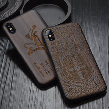 Load image into Gallery viewer, iPhone XS Max-X-XR Case Black Ebony Wood