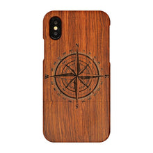 Load image into Gallery viewer, Carved Tiger Dragon Luxury Wood Phone Case For Apple iPhone X XS Max XR 5 5S SE 6 6plus 6S 7 8 Plus Full Wooden Case Cover