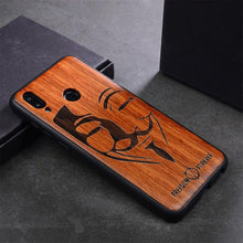 Load image into Gallery viewer, Luxury Wood Case For Huawei Honor 8x Case Wood Silicone Bumper Phone Cover Case For Huawei Honor 8x Coque