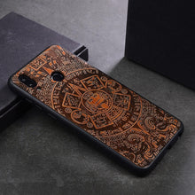 Load image into Gallery viewer, Luxury Wood Case For Huawei Honor 8x Case Wood Silicone Bumper Phone Cover Case For Huawei Honor 8x Coque