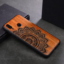 Load image into Gallery viewer, Luxury Wood Case For Huawei Honor 8x Case Wood Silicone Bumper Phone Cover Case For Huawei Honor 8x Coque