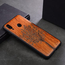 Load image into Gallery viewer, Luxury Wood Case For Huawei Honor 8x Case Wood Silicone Bumper Phone Cover Case For Huawei Honor 8x Coque