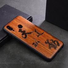 Load image into Gallery viewer, Luxury Wood Case For Huawei Honor 8x Case Wood Silicone Bumper Phone Cover Case For Huawei Honor 8x Coque