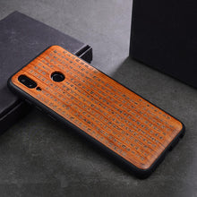 Load image into Gallery viewer, Luxury Wood Case For Huawei Honor 8x Case Wood Silicone Bumper Phone Cover Case For Huawei Honor 8x Coque