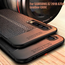 Load image into Gallery viewer, Silicone Case For Samsung Galaxy A7 2018 case Soft Leather TPU Phone Case Back Cover for Samsung Galaxy A7 2018 A750 Cover Case