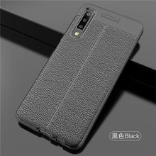 Load image into Gallery viewer, Silicone Case For Samsung Galaxy A7 2018 case Soft Leather TPU Phone Case Back Cover for Samsung Galaxy A7 2018 A750 Cover Case