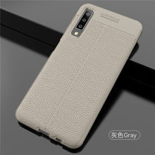 Load image into Gallery viewer, Silicone Case For Samsung Galaxy A7 2018 case Soft Leather TPU Phone Case Back Cover for Samsung Galaxy A7 2018 A750 Cover Case