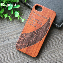 Load image into Gallery viewer, Indian Tribal Wolf Skull Wood Phone Case For Samsung Galaxy Note 8 9 S7 Edge Dragon Flower Wooden Galaxy S8 S9 Plus Cases Cover