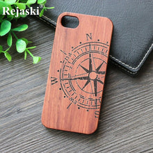 Load image into Gallery viewer, Indian Tribal Wolf Skull Wood Phone Case For Samsung Galaxy Note 8 9 S7 Edge Dragon Flower Wooden Galaxy S8 S9 Plus Cases Cover