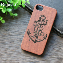 Load image into Gallery viewer, Indian Tribal Wolf Skull Wood Phone Case For Samsung Galaxy Note 8 9 S7 Edge Dragon Flower Wooden Galaxy S8 S9 Plus Cases Cover