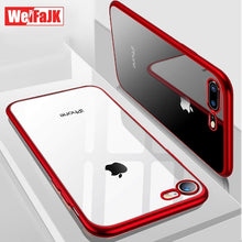 Load image into Gallery viewer, Phone Case for iPhone 8 7 6 Plus 6s Silicone Soft Coque Luxury TPU Full Clear Back Cover for iPhone 7 8 X XR XS Max Case