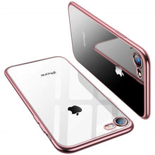 Load image into Gallery viewer, Phone Case for iPhone 8 7 6 Plus 6s Silicone Soft Coque Luxury TPU Full Clear Back Cover for iPhone 7 8 X XR XS Max Case