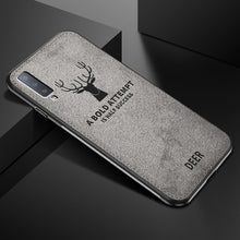 Load image into Gallery viewer, Cloth Fabric Deer Phone Case For Samsung A7 2018 Soft Silicone Back Case For Samsung A50 S10 Plus S10e A6 A8 J6 Plus A30 Protect