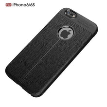 Load image into Gallery viewer, Leather texture phone case for iphone 7 8 6 6s plus case for iphone X Xs max XR cover Luxury soft cases for iphone se 5s 5