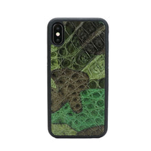 Load image into Gallery viewer, Luxury high quality customized genuine crocodile alligator leather men phone case for iphone X XS Max 7 8 plus protective cover