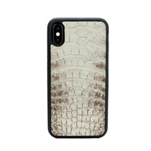 Load image into Gallery viewer, Luxury high quality customized genuine crocodile alligator leather men phone case for iphone X XS Max 7 8 plus protective cover