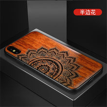 Load image into Gallery viewer, 2019 New For iPhone XR Case Slim Wood Back Cover TPU Bumper Case On For iPhone XR Phone Cases 6.1 inch