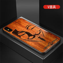 Load image into Gallery viewer, 2019 New For iPhone XR Case Slim Wood Back Cover TPU Bumper Case On For iPhone XR Phone Cases 6.1 inch