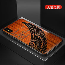 Load image into Gallery viewer, 2019 New For iPhone XR Case Slim Wood Back Cover TPU Bumper Case On For iPhone XR Phone Cases 6.1 inch