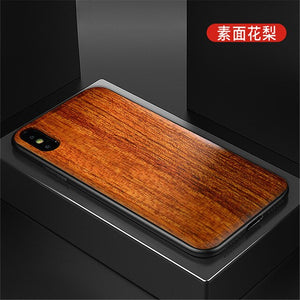 2019 New For iPhone XR Case Slim Wood Back Cover TPU Bumper Case On For iPhone XR Phone Cases 6.1 inch