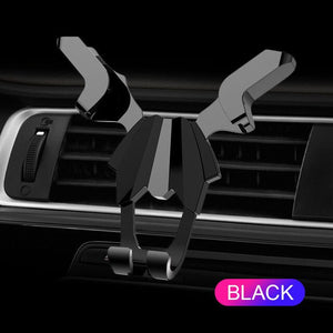 Car Mobile phone Holder Clip Type Air Vent Mount GPS phone Holder for iPhone X XS MAX XR Samsung Xiaomi HTC LG