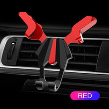 Load image into Gallery viewer, Car Mobile phone Holder Clip Type Air Vent Mount GPS phone Holder for iPhone X XS MAX XR Samsung Xiaomi HTC LG