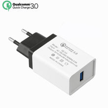Load image into Gallery viewer, QC 3.0 Quick Charge Mobile Phone Charger USB Portable Travel Wall Charger Smart Fast Charging For iPhone 6 7 Samsung Xiaomi mi8