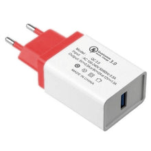 Load image into Gallery viewer, QC 3.0 Quick Charge Mobile Phone Charger USB Portable Travel Wall Charger Smart Fast Charging For iPhone 6 7 Samsung Xiaomi mi8