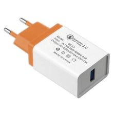 Load image into Gallery viewer, QC 3.0 Quick Charge Mobile Phone Charger USB Portable Travel Wall Charger Smart Fast Charging For iPhone 6 7 Samsung Xiaomi mi8