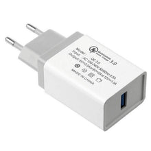 Load image into Gallery viewer, QC 3.0 Quick Charge Mobile Phone Charger USB Portable Travel Wall Charger Smart Fast Charging For iPhone 6 7 Samsung Xiaomi mi8