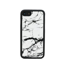 Load image into Gallery viewer, phone bumper case for Iphone X 7 8 plus Real Marble cow leather
