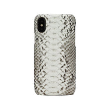Load image into Gallery viewer, Monogrammed FREE phone cover for IPHONE X 8 PLUS MAX real python skin mobile phone case male famale